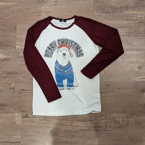 Beary Christmas Polar Bear Long Sleeve Shirt